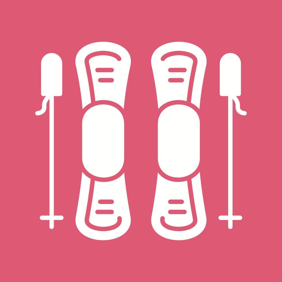 Ski Vector Icon