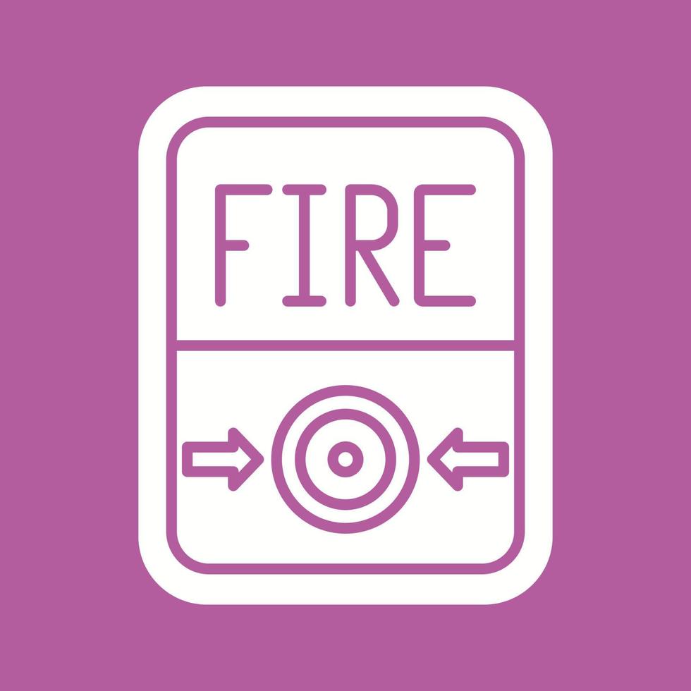 Fire Button Vector Icon