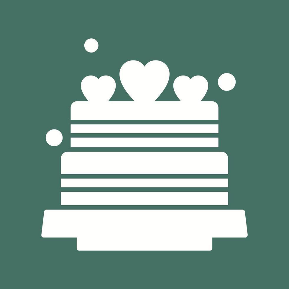 Wedding Cake Vector Icon