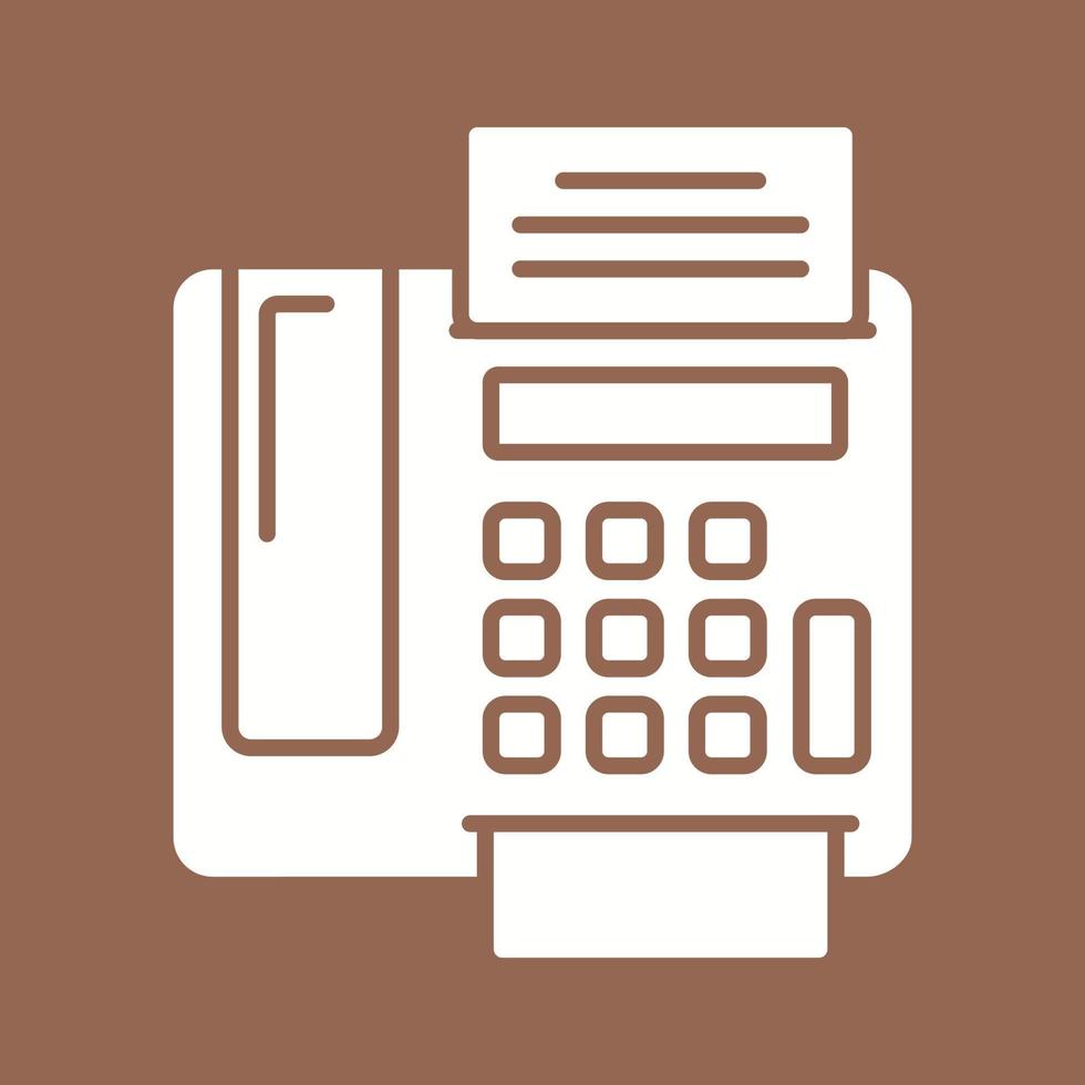 fax Machine Vector Icon