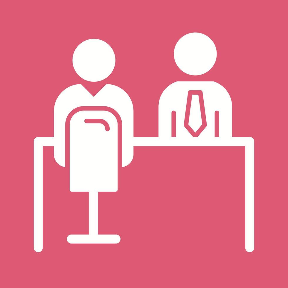 Employee Interview Vector Icon