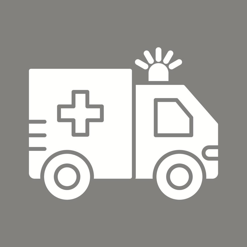 icono de vector de ambulancia