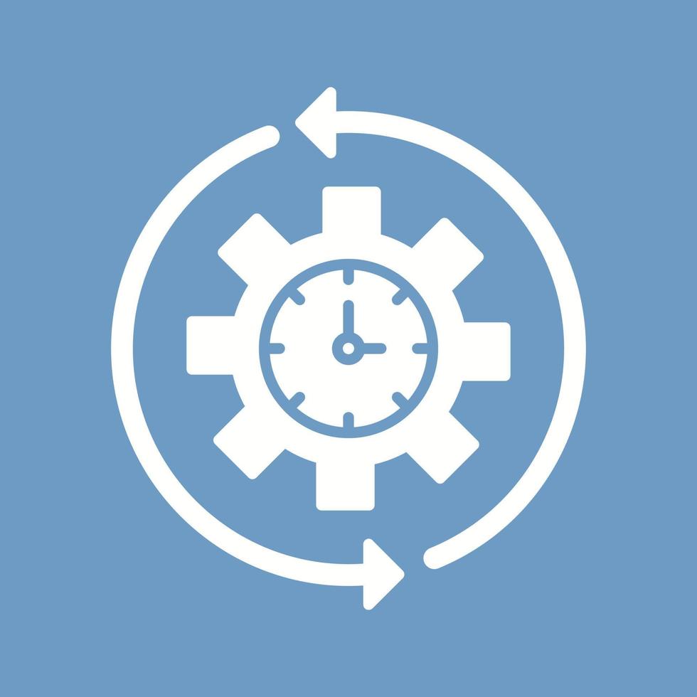 Rotate Time Vector Icon