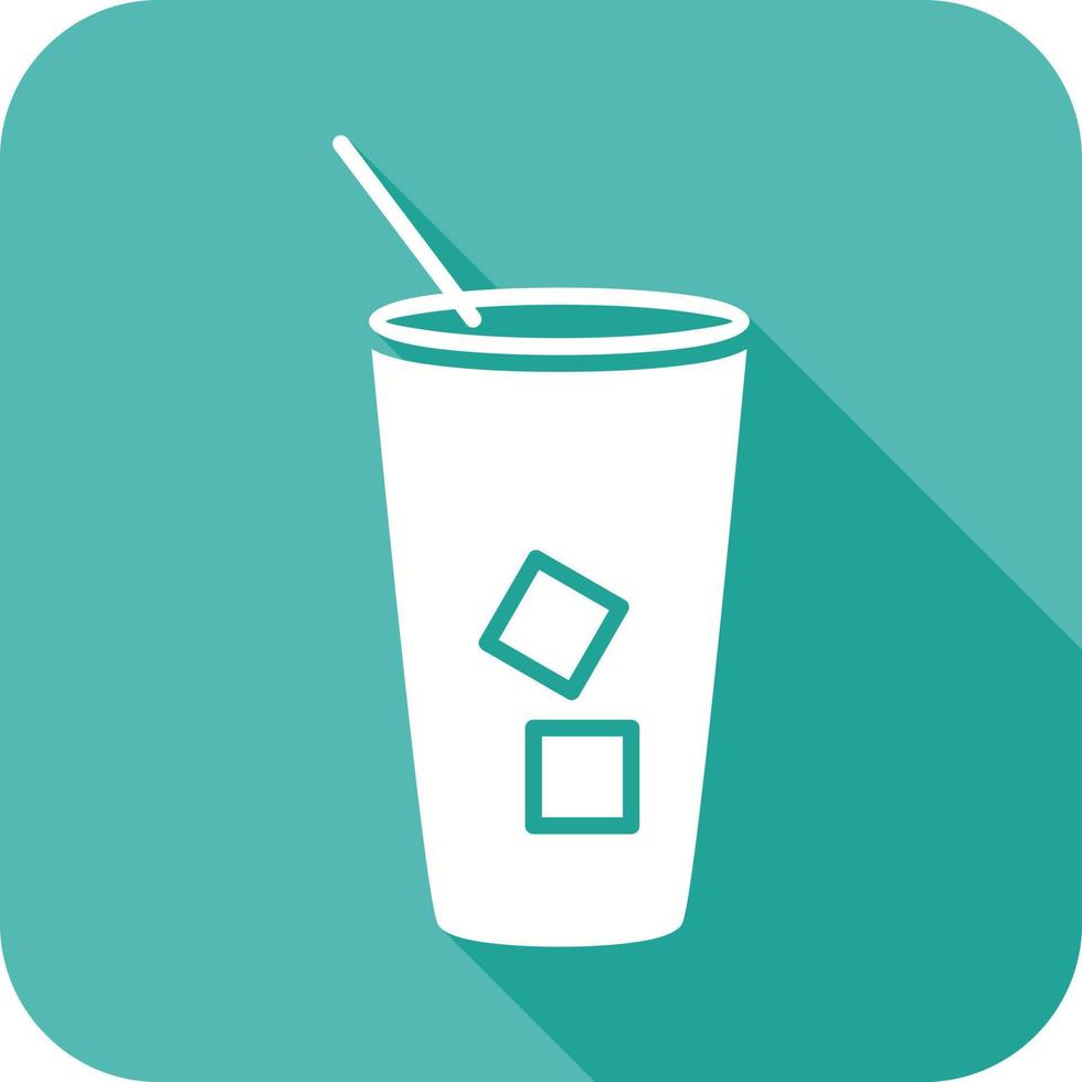 Iced Coffee Vector Icon