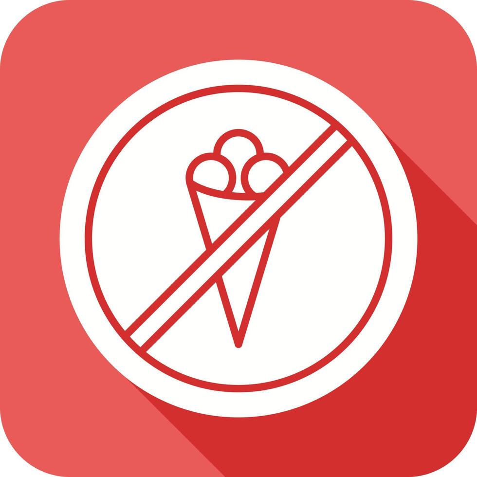 No Icecream Vector Icon