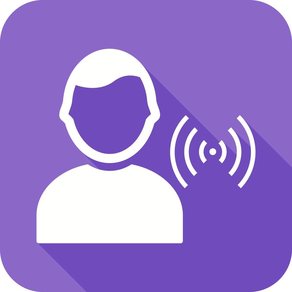Unique Signal on User Vector Icon