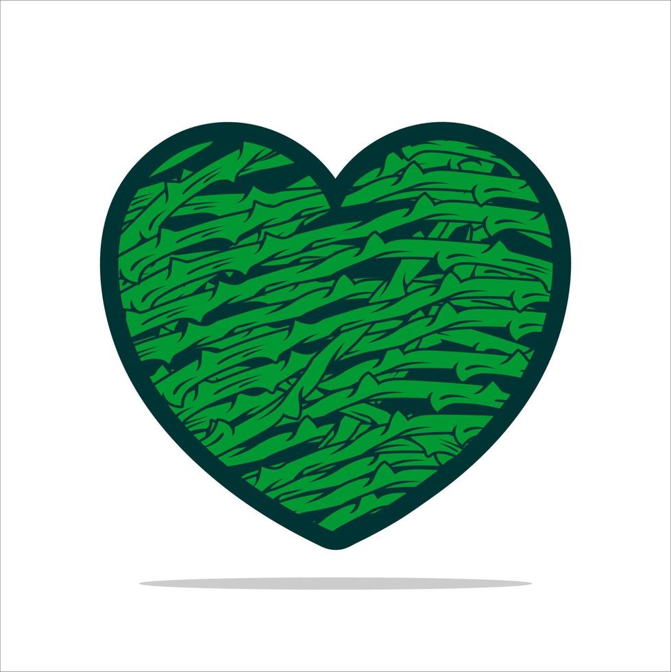 Vector love heart illustration