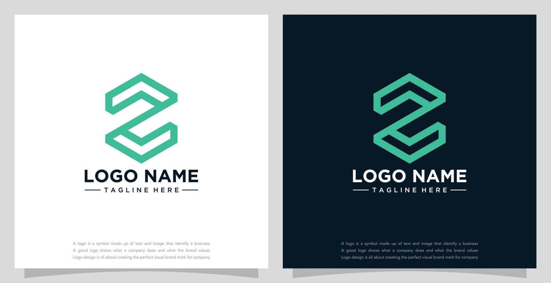 simple letter Z logo vector concept