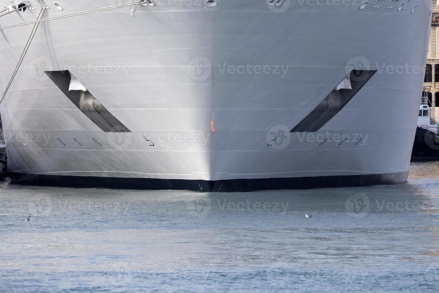 cruise ship prow bow detail photo