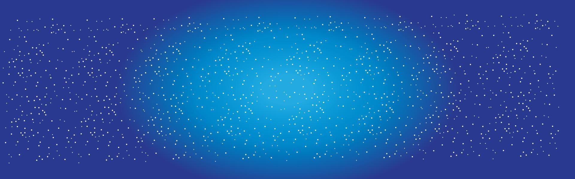 Night shining starry sky, blue space background with stars, cosmos vector