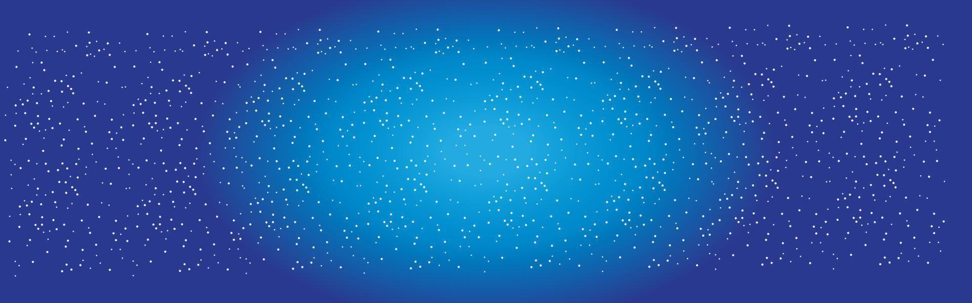 Night shining starry sky, blue space background with stars, cosmos vector