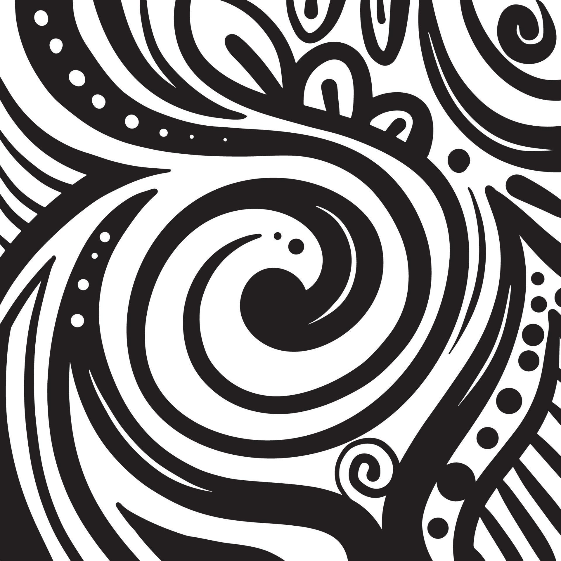 Black and white doodle vector illustration. hand drawn line arts