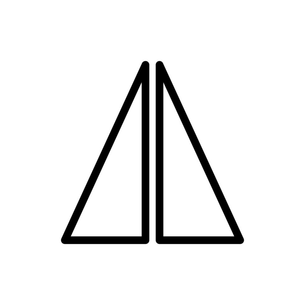 Flip horizontal icon in line style design isolated on white background.  Editable stroke. 20212690 Vector Art at Vecteezy