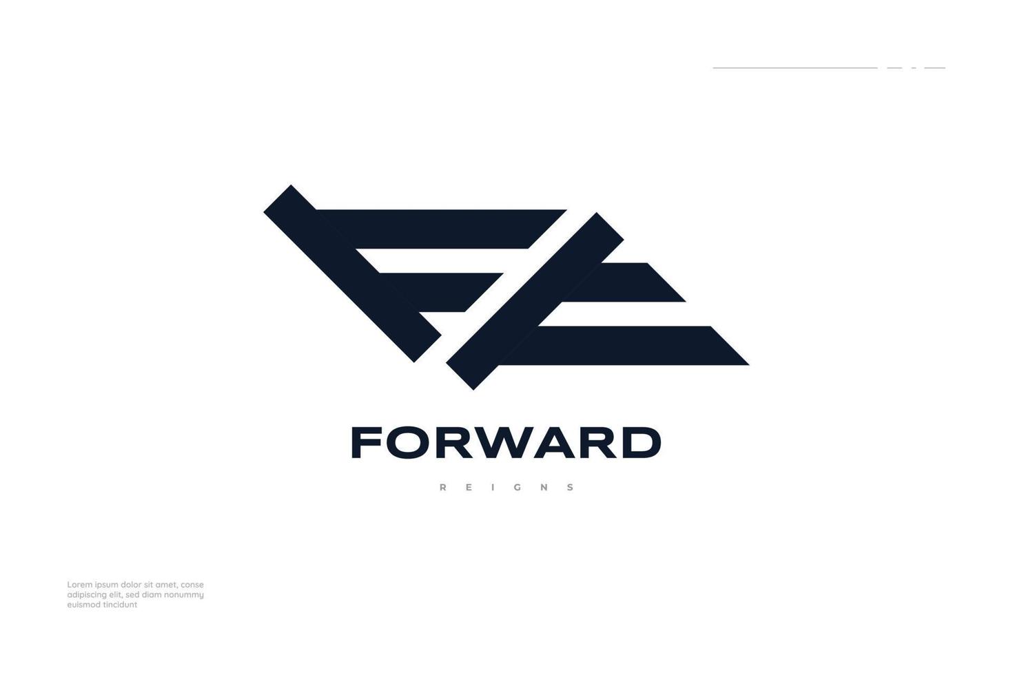 resumen F y mi iniciales letra logo aislado en blanco antecedentes. fe monograma logo diseño vector