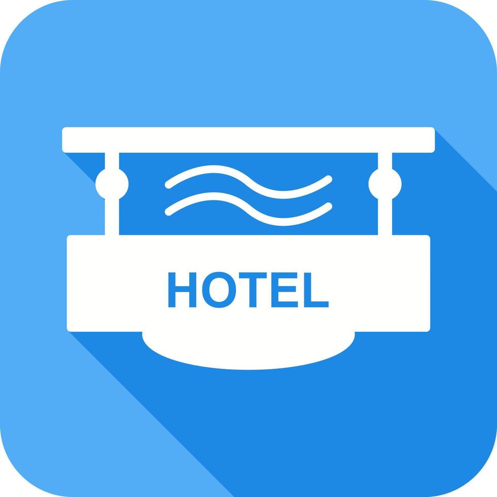 Hotel Sign Vector Icon