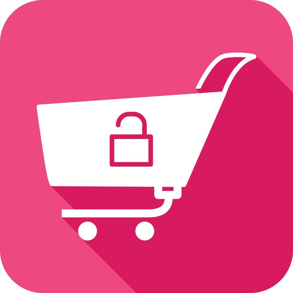 Unique Unlock Cart Vector Icon
