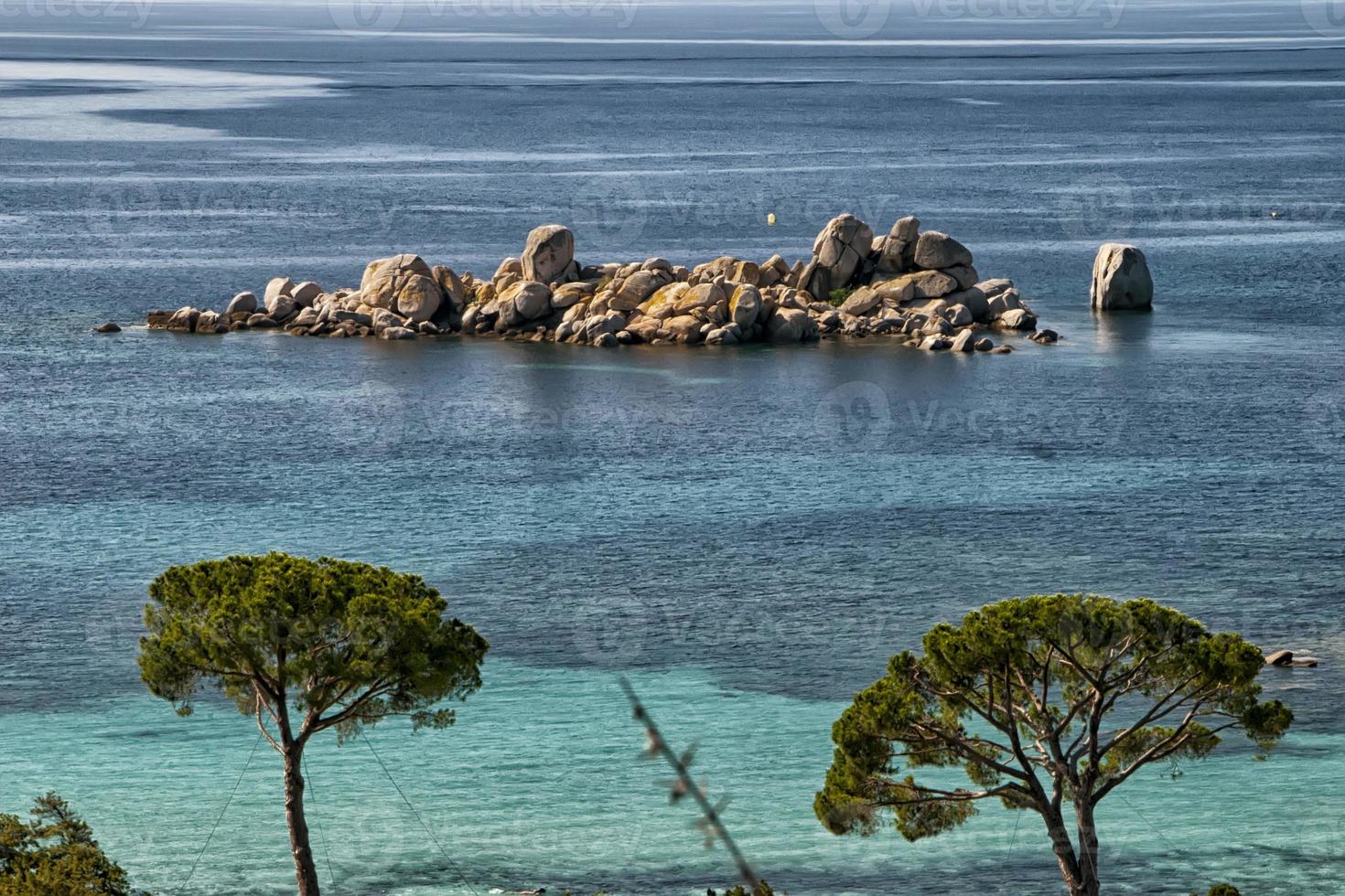 Corsica wonderful coastline landscape photo