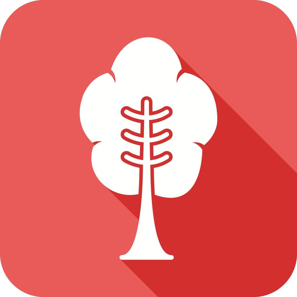 icono de vector de árbol