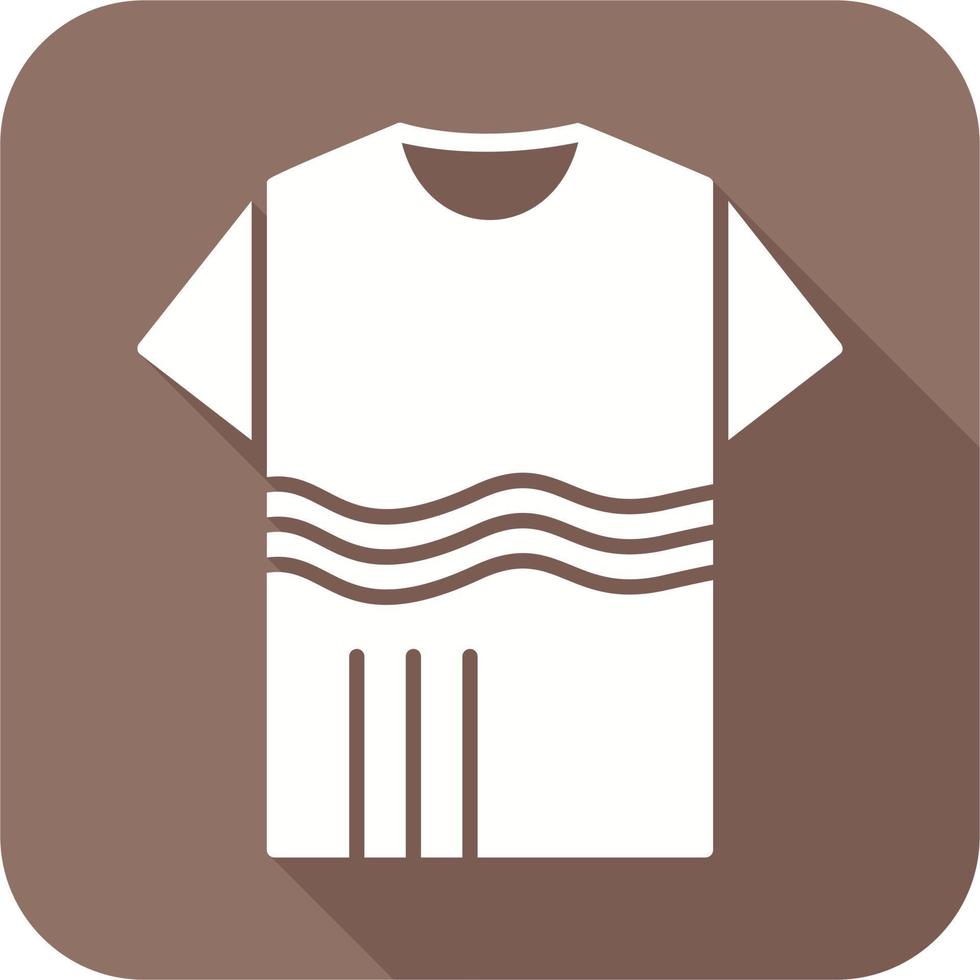 T Shirt with lines Vector Icon