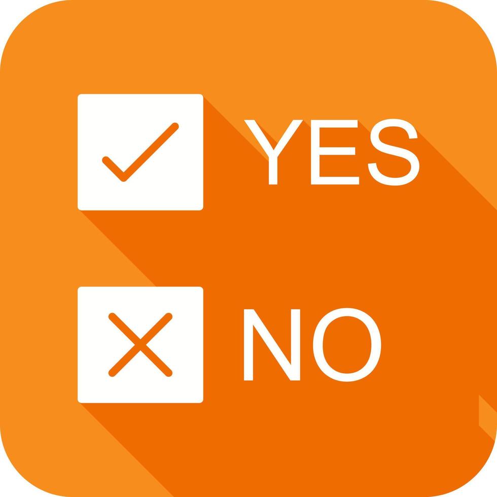 Yes No Option Vector Icon 20214049 Vector Art at Vecteezy