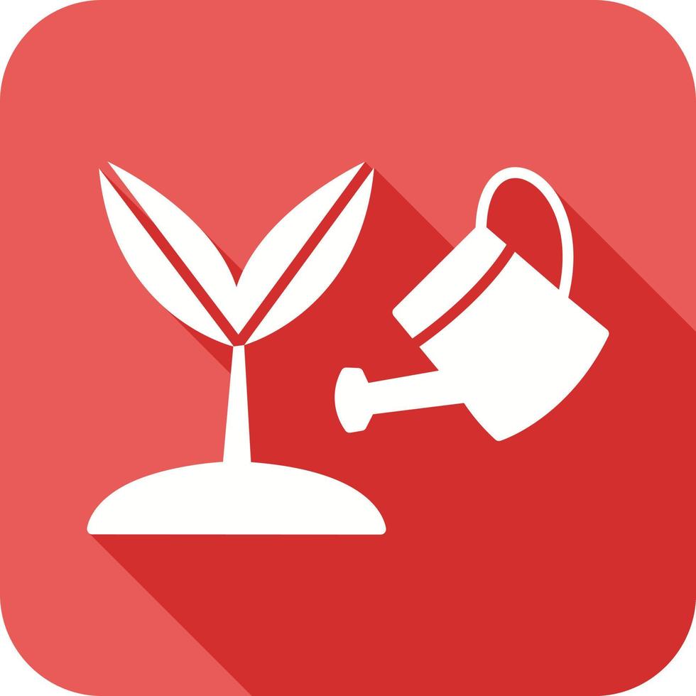 icono de vector de planta en crecimiento