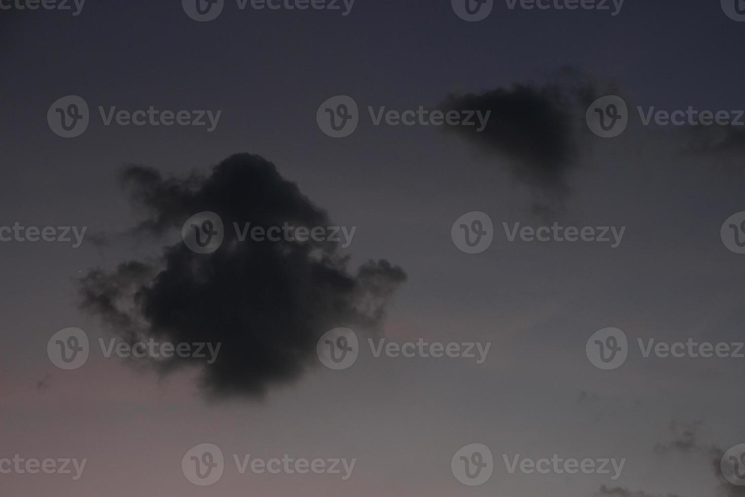 sunset dark blue cloud with white golden light sky background and city light midnight evening time photo