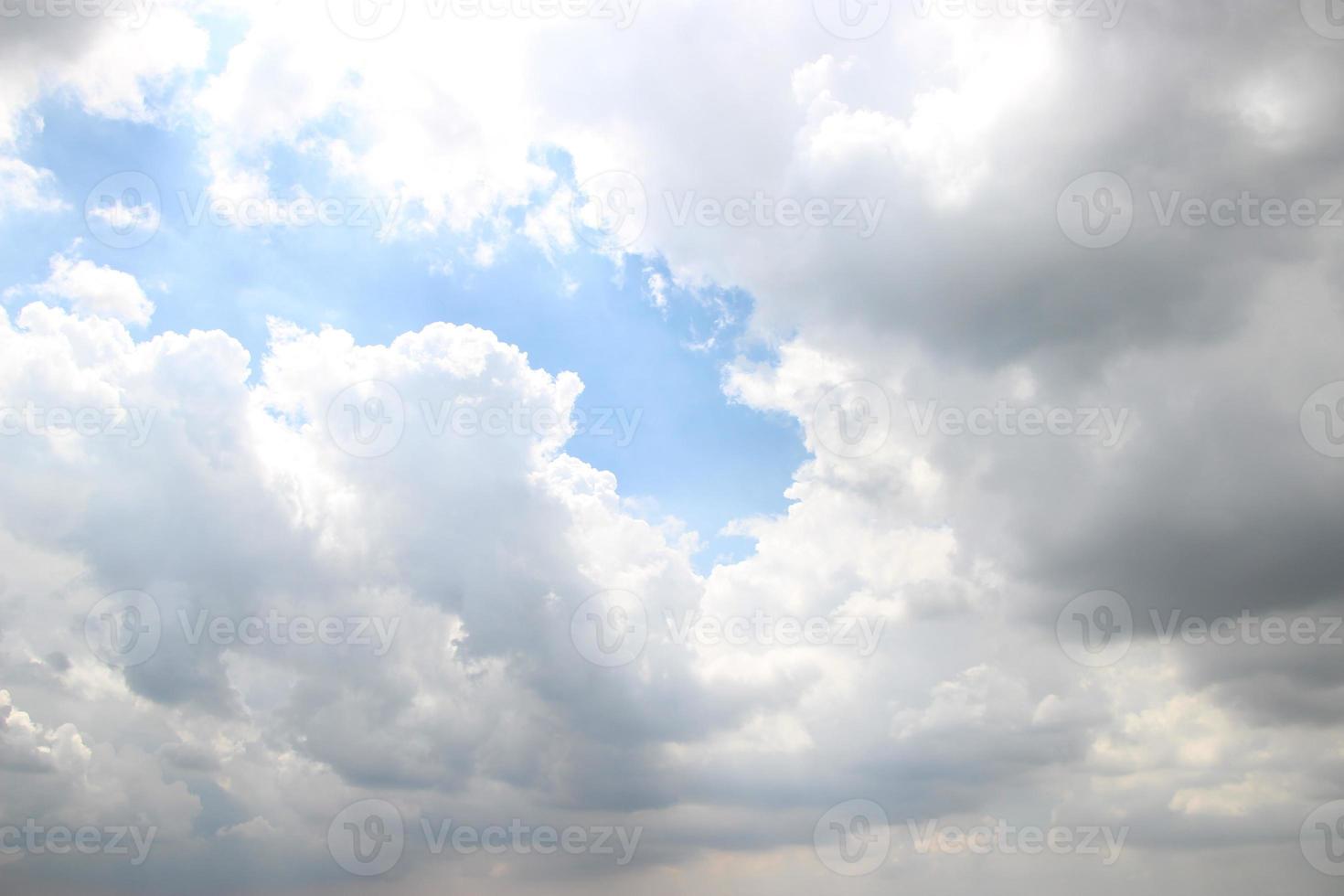 white gray cloudy heavenly blue sky background cloudscape photo