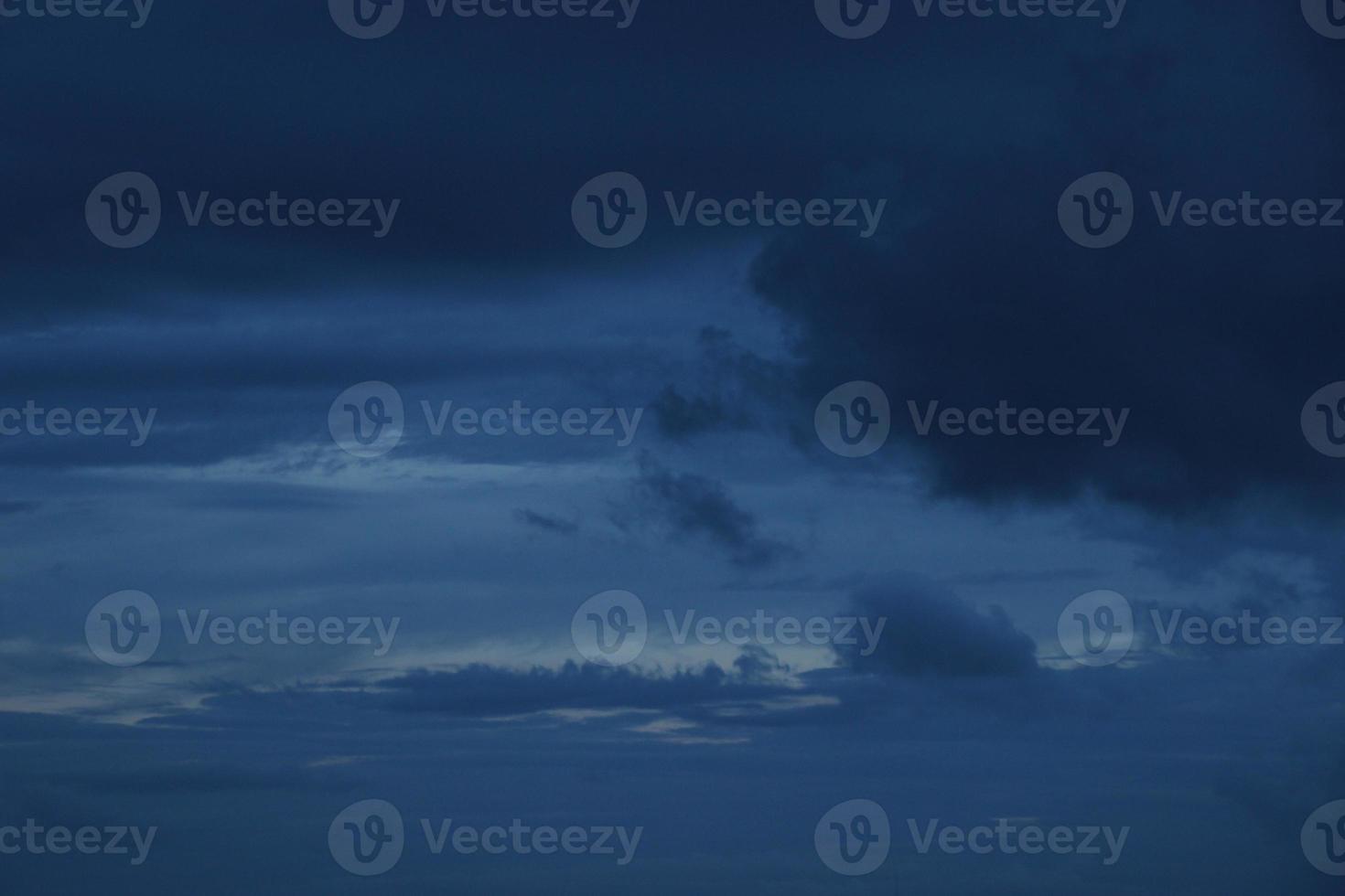 dark blue cloud with white light sky background and midnight evening time photo