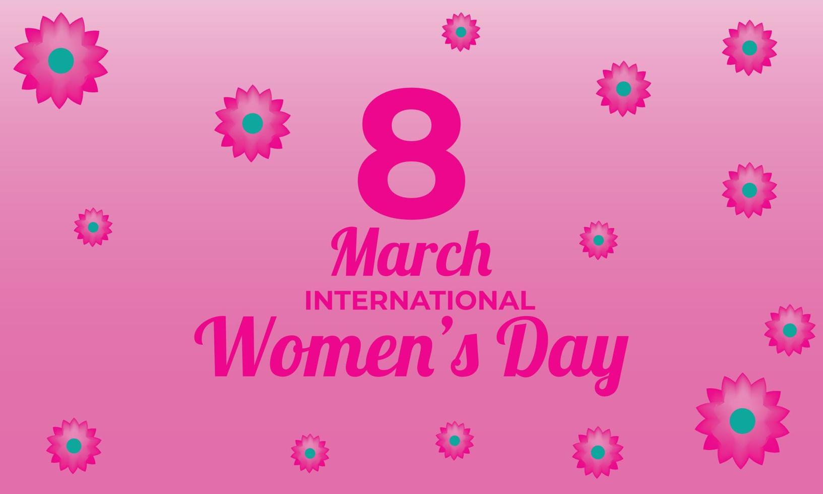 Women's Day Web Banner Template vector