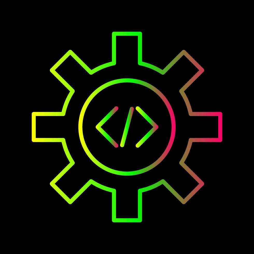 Unique Code Optimization Vector Icon