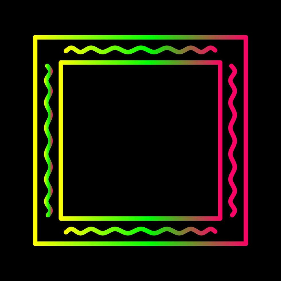 Unique Frame Vector Icon