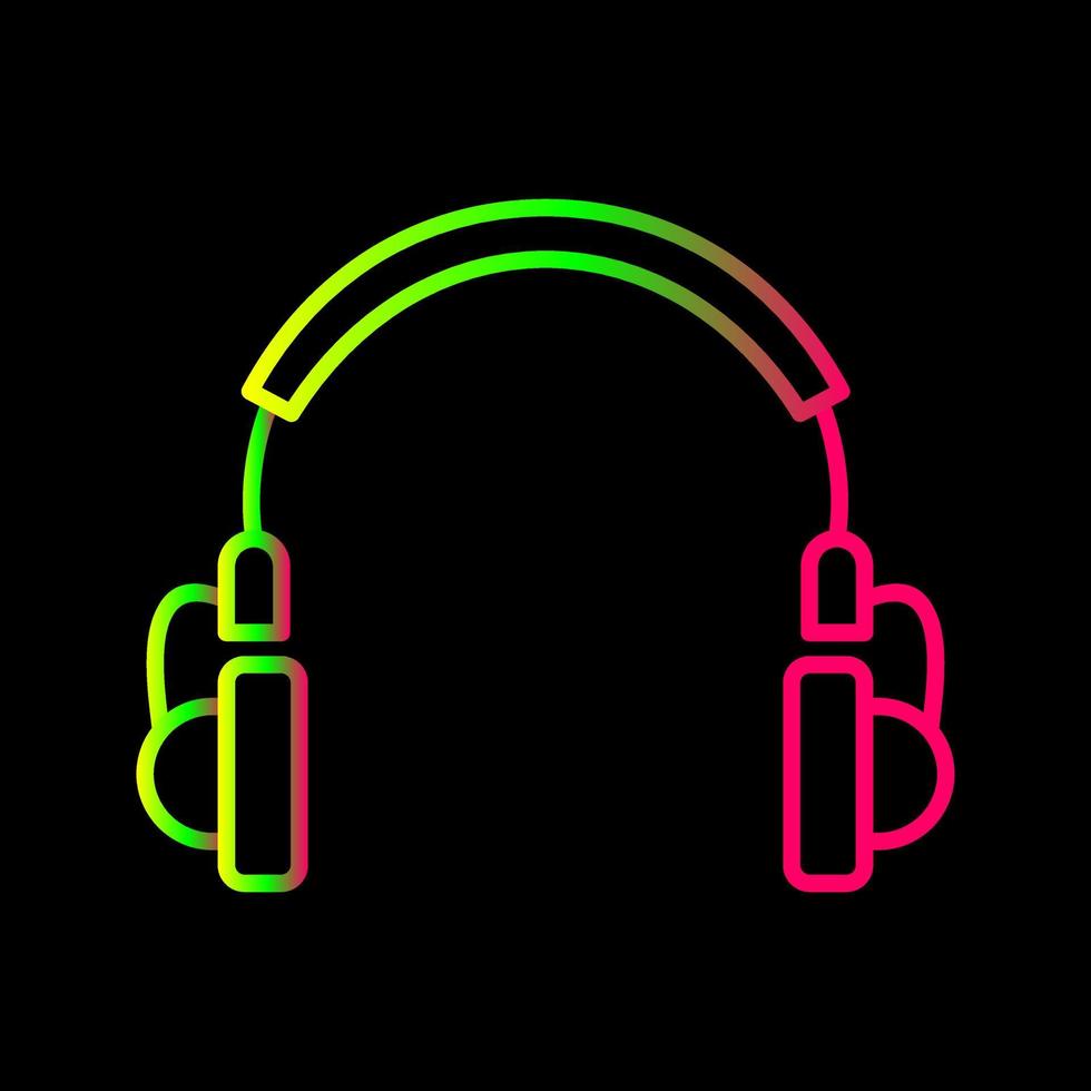 Unique Headphones Vector Icon