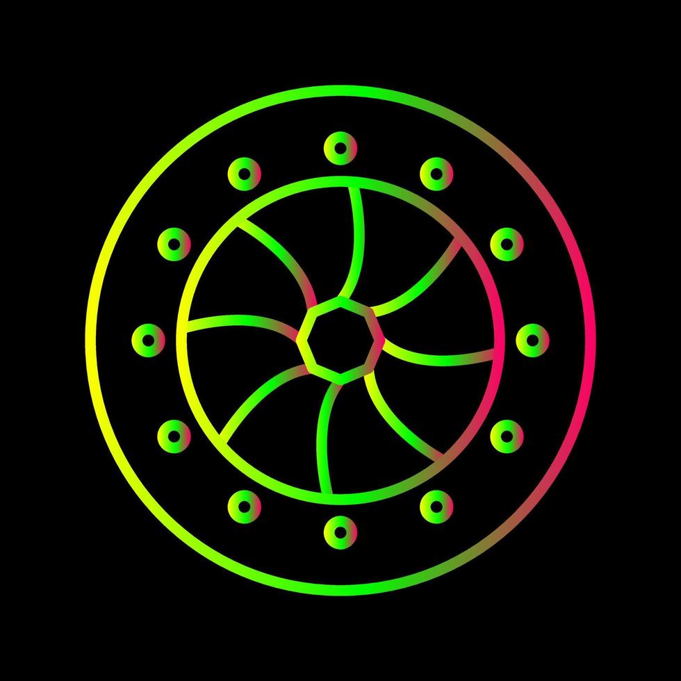 Unique Optical Diaphram Vector Icon