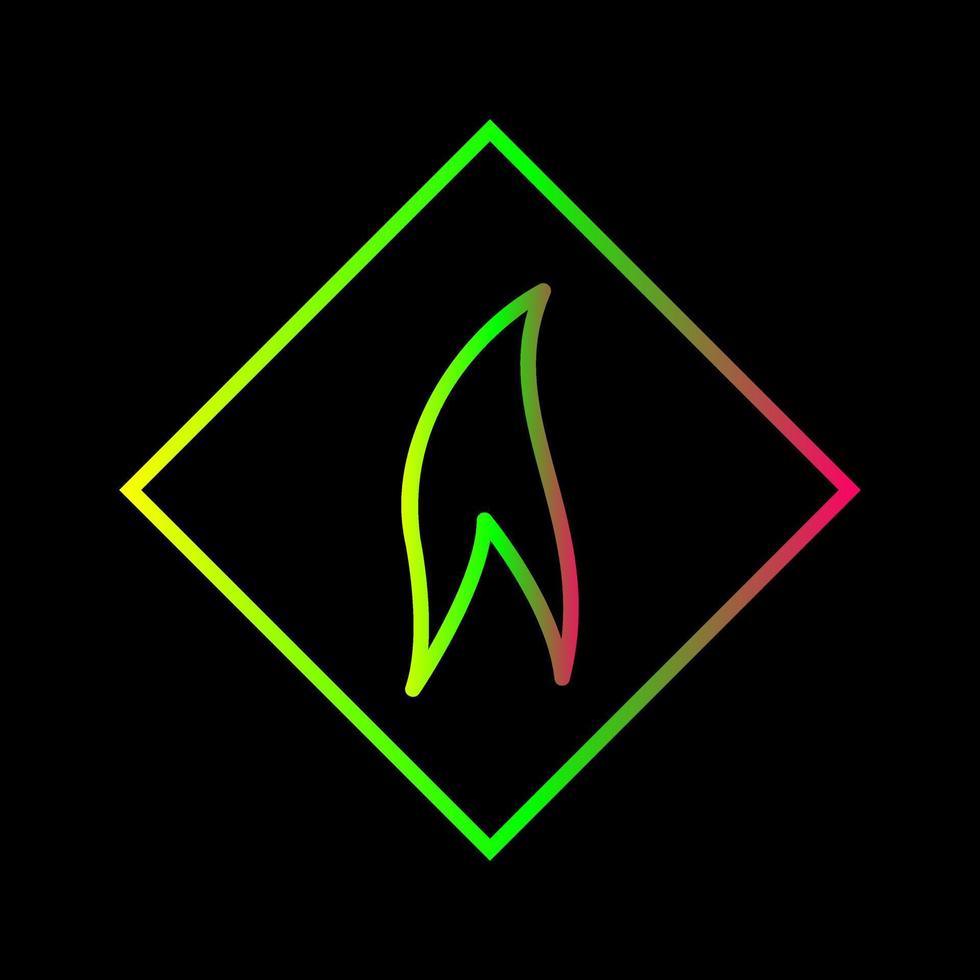 Flammable Material Vector Icon