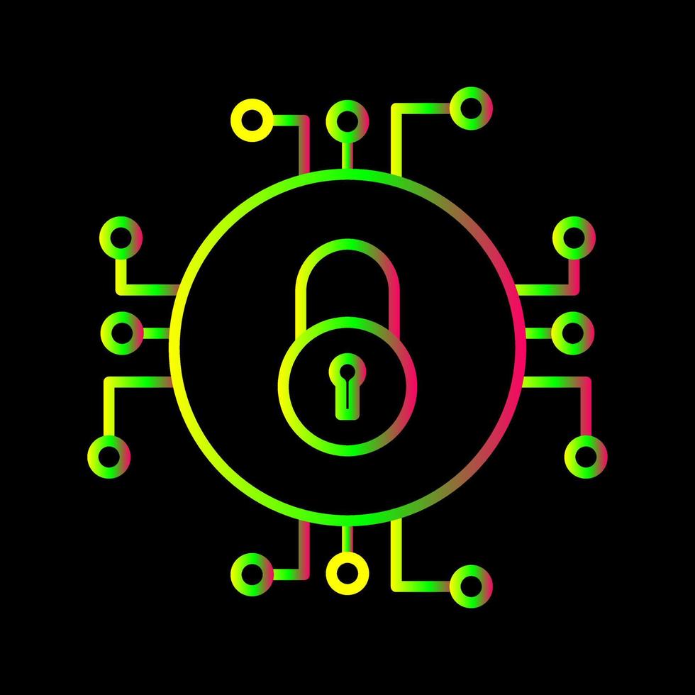 Unique Data Security Vector Icon