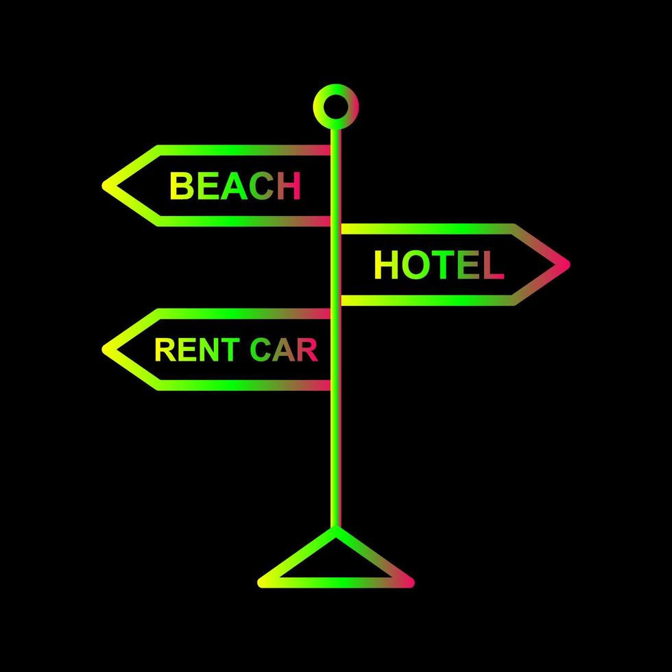 Signboard Vector Icon