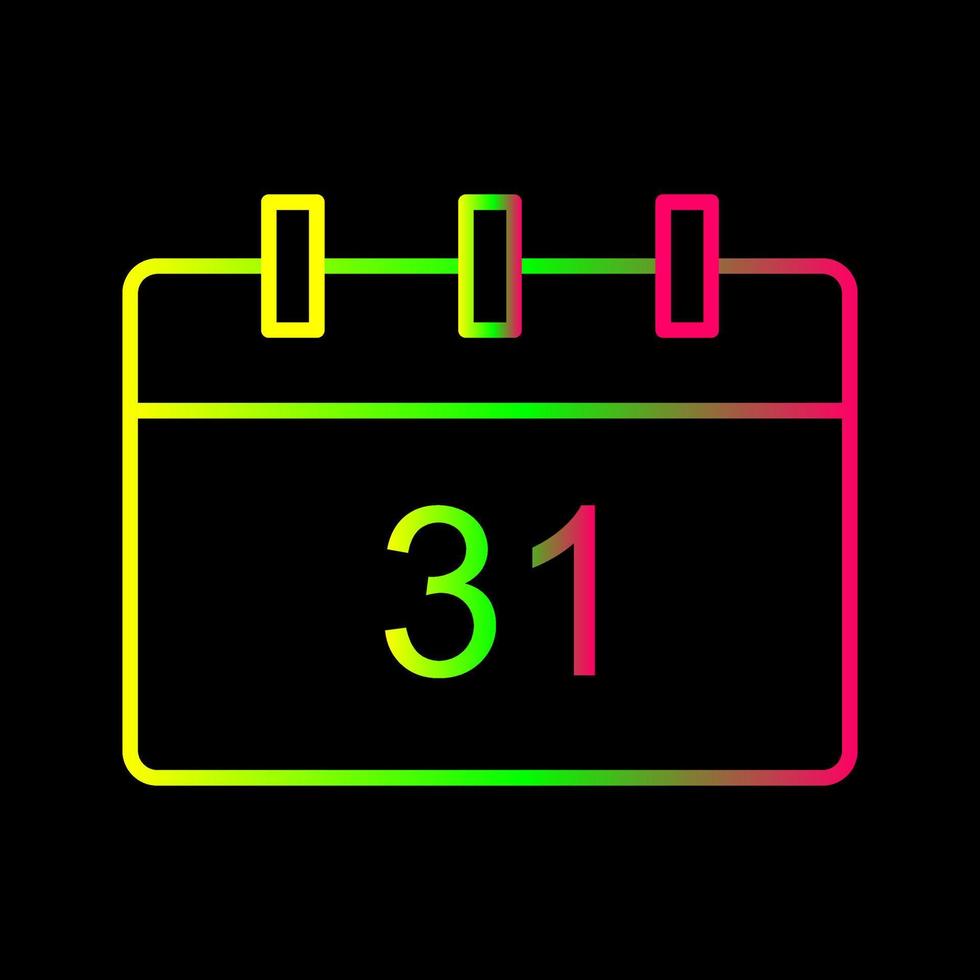 Unique Calendar Vector Icon