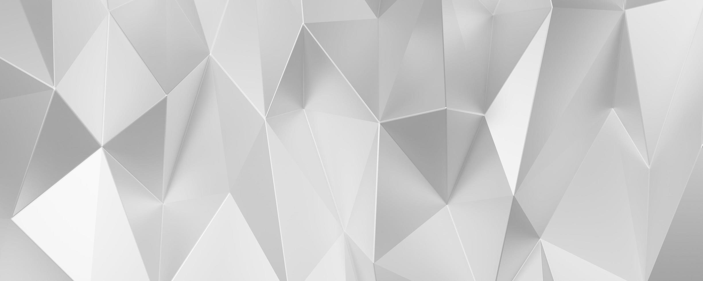 Abstract white background with triangles.white texture design.gray paper geometric background.3D rendering,illustration photo