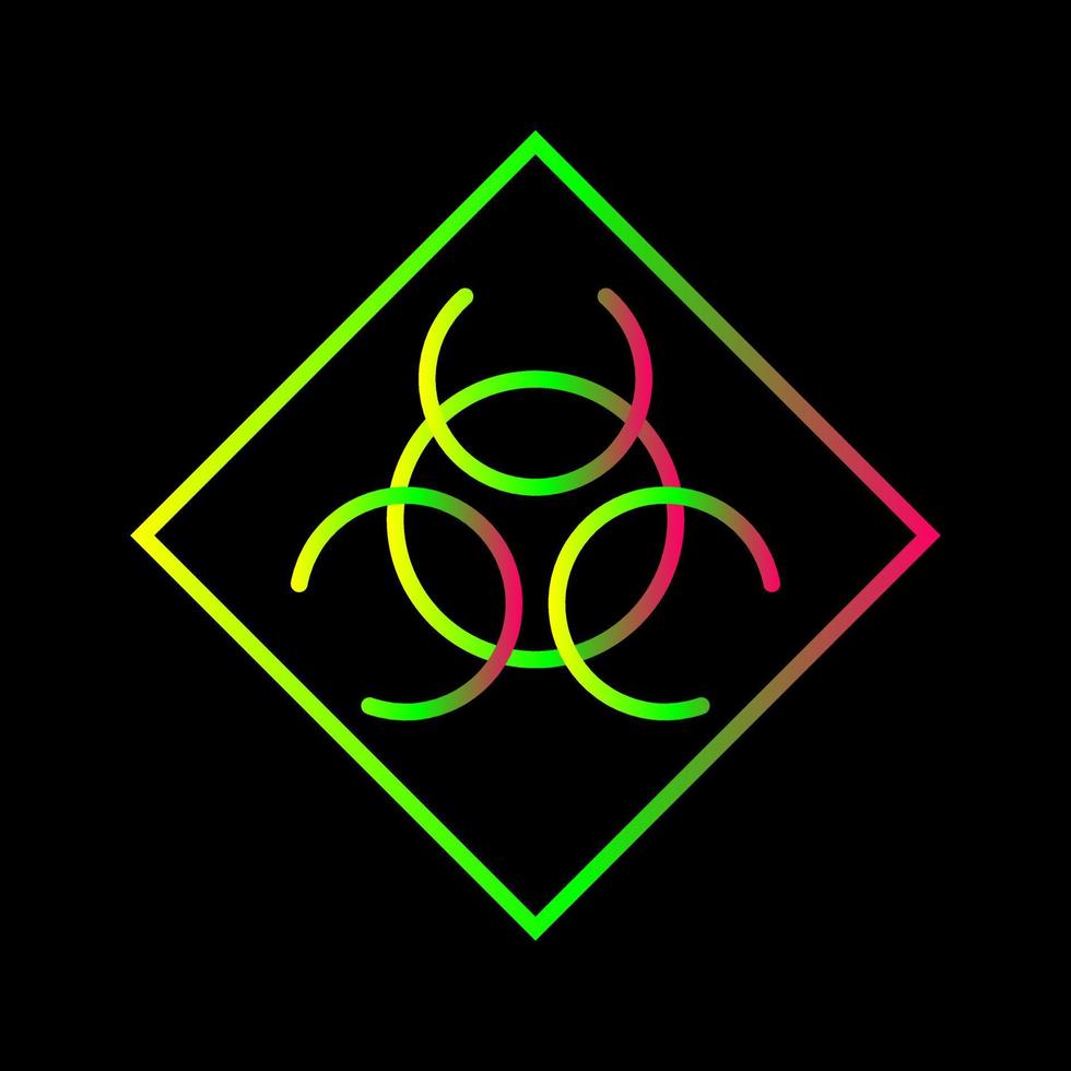 Biological Hazard Vector Icon