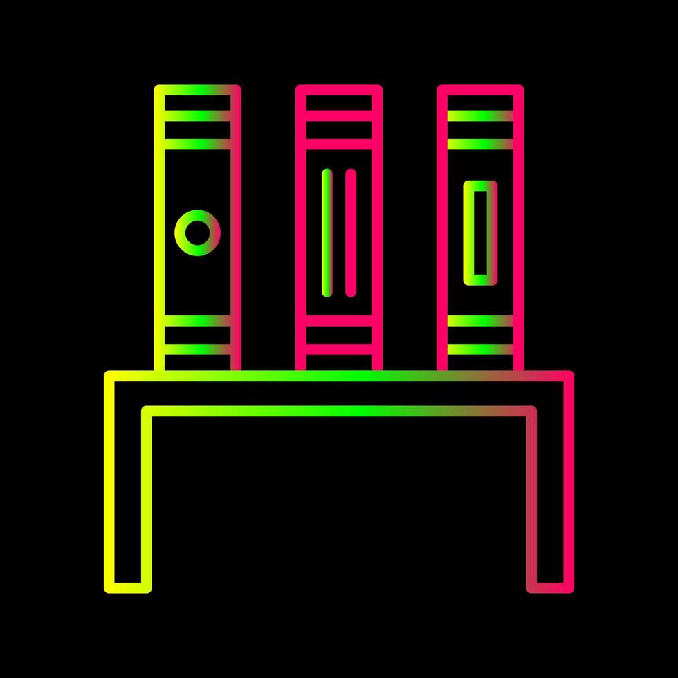 Unique Bookstand Vector Icon