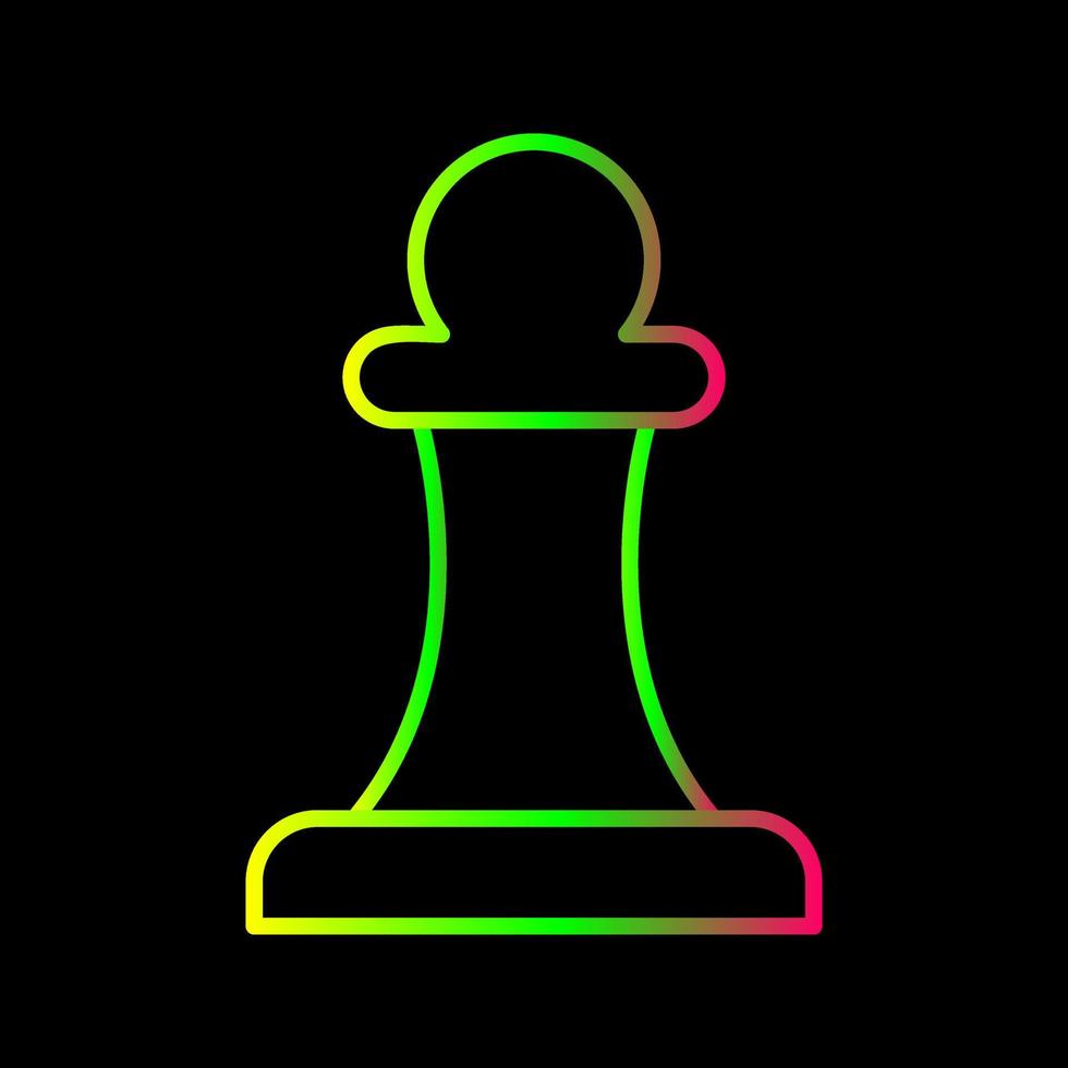 Unique Pawn Vector Icon