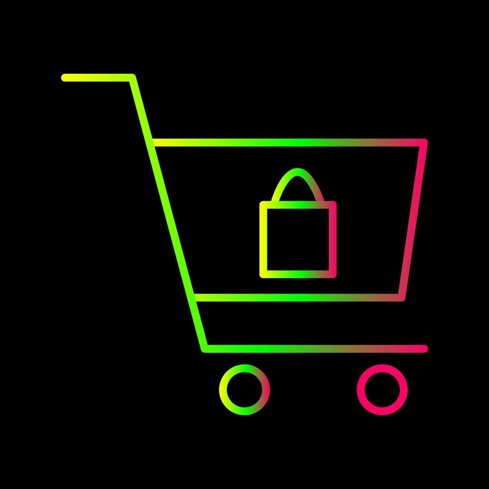 icono de vector de compras