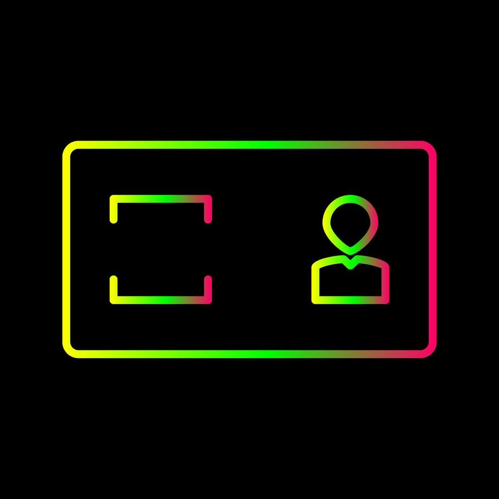 Unique Membership Card Vector Icon