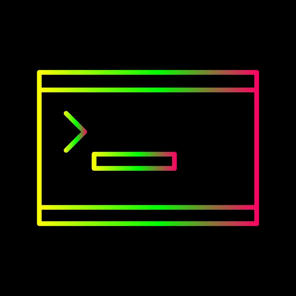 Unique Console Vector Icon