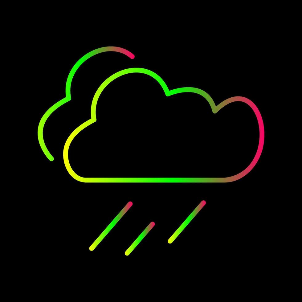 Rain Vector Icon