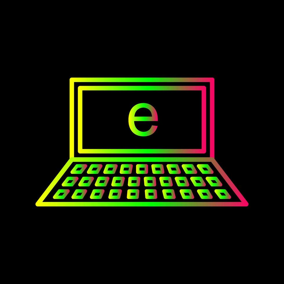 Unique Internet Vector Icon