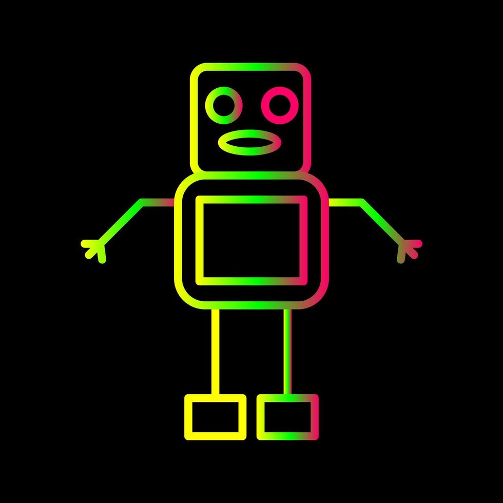 Unique Robot Vector Icon