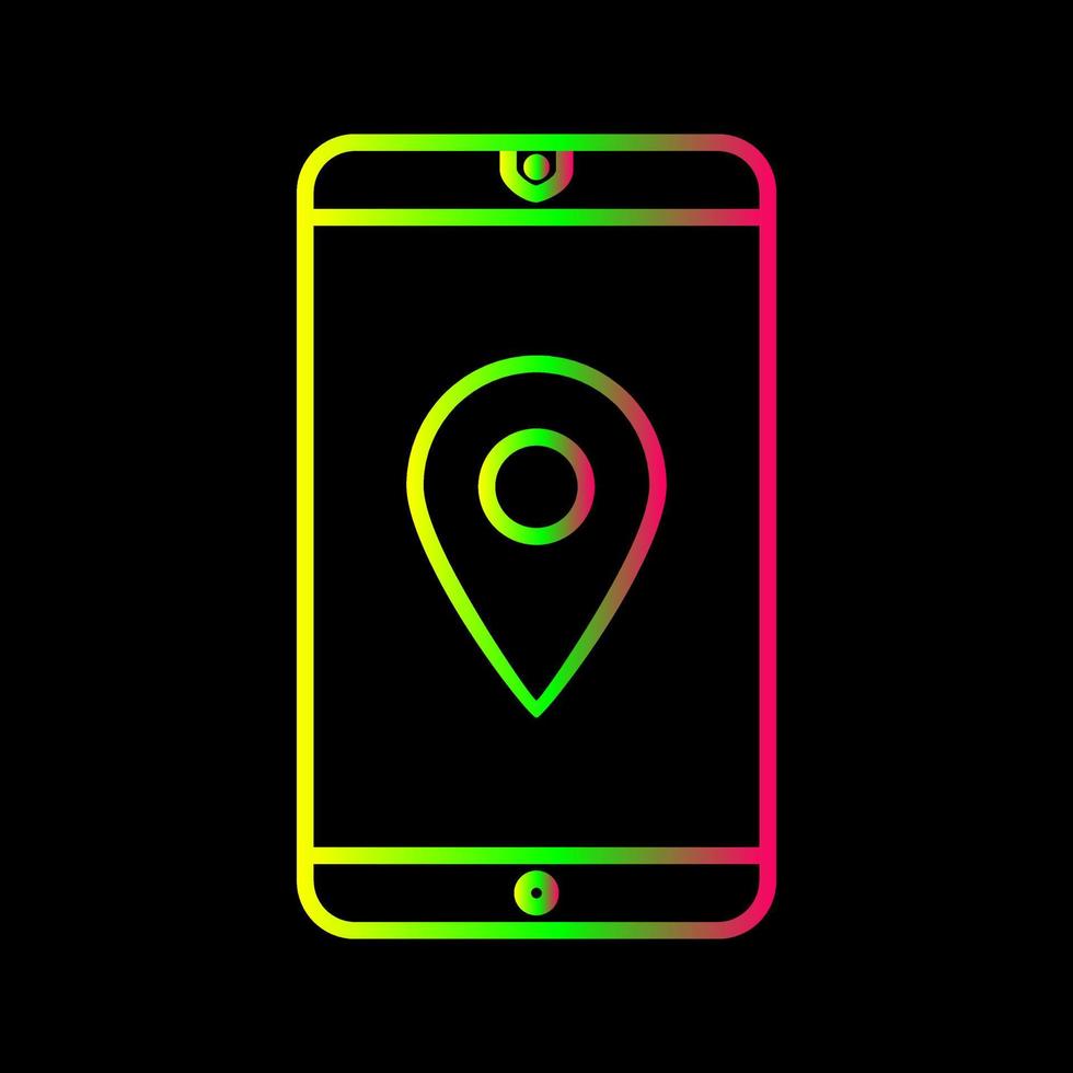 Unique GPS Service Vector Icon