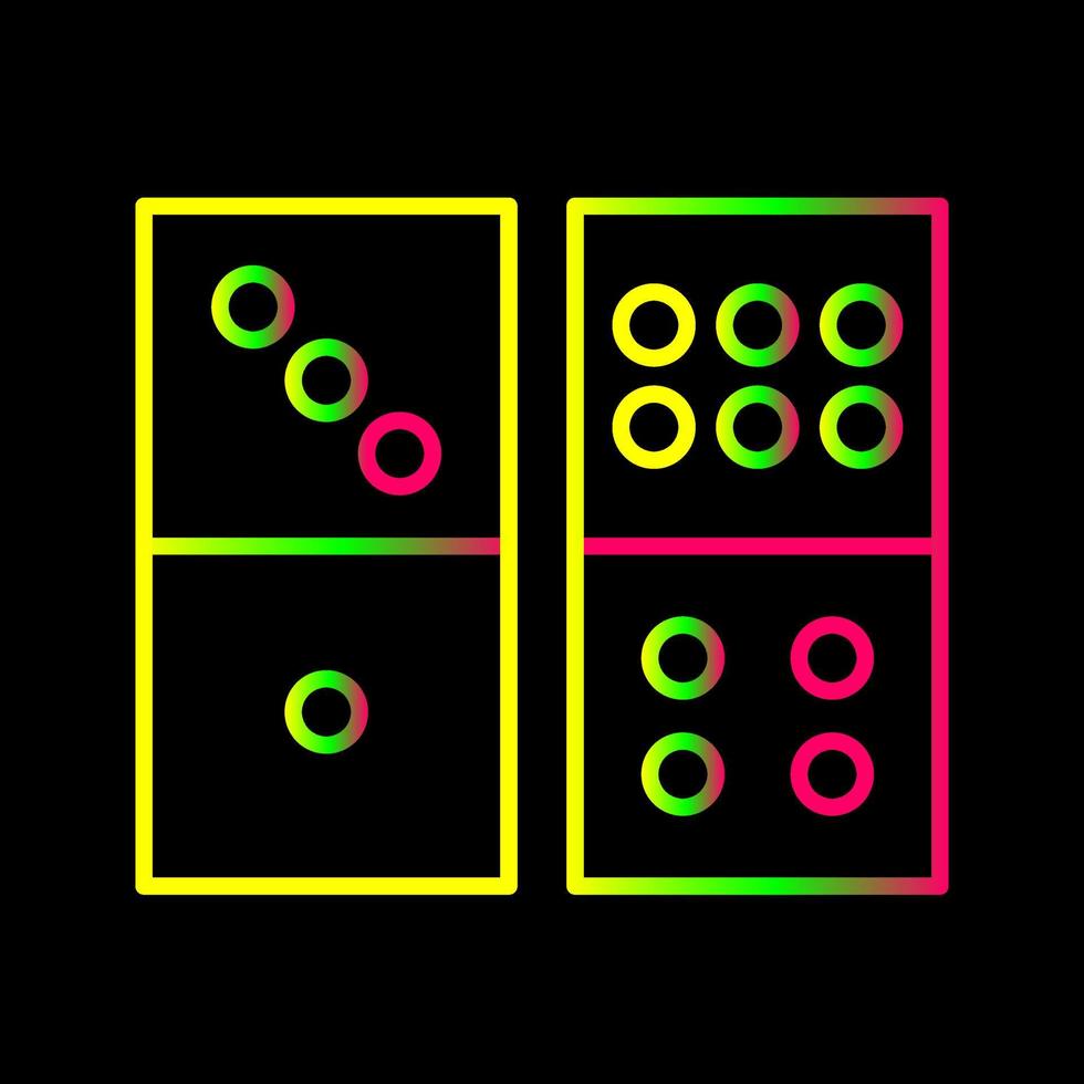 Domino Game Vector Icon