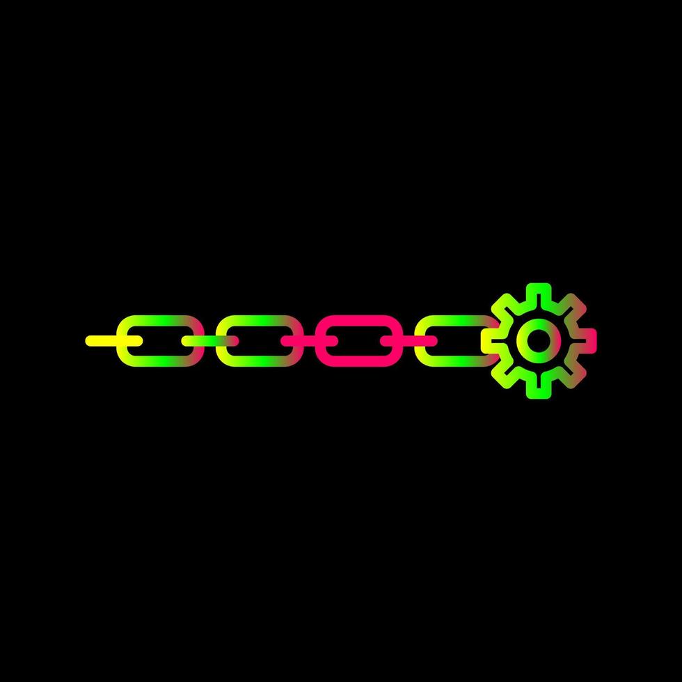 Unique Link Optimization Vector Icon